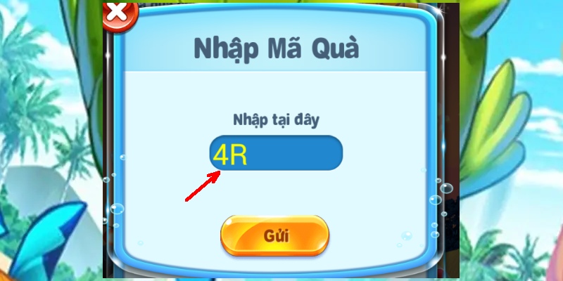 Hướng dẫn cách nhập mã code bắn cá